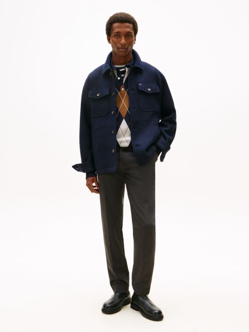 بنطلون كاجوال أنيق بساق مستقيمة