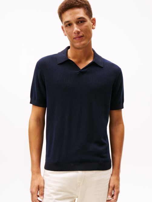 Smart Casual Regular Fit Honeycomb Polo T-Shirt