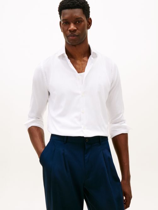 قميص دوبي كاجوال بأكمام طويلة