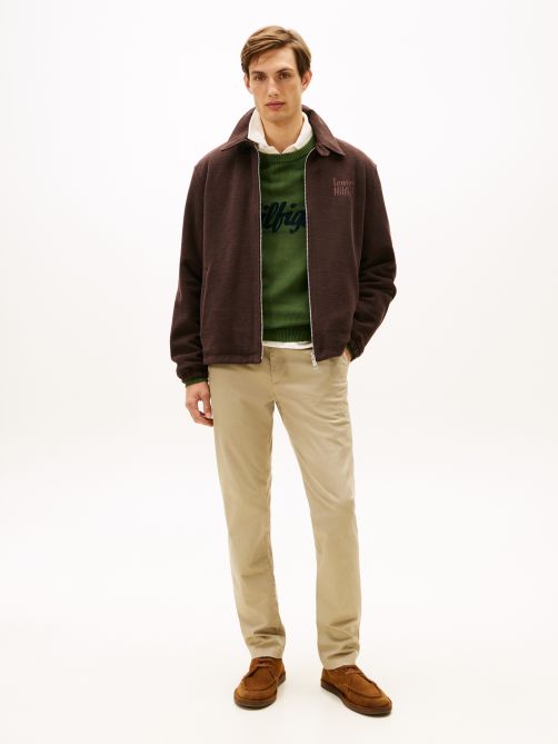 بنطلون بليكر منقوش بقصة ضيقة