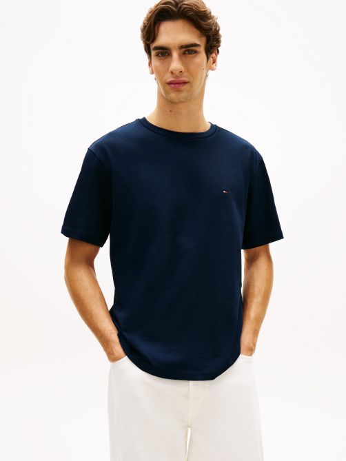 Flag Embroidery Jersey Relaxed T-Shirt