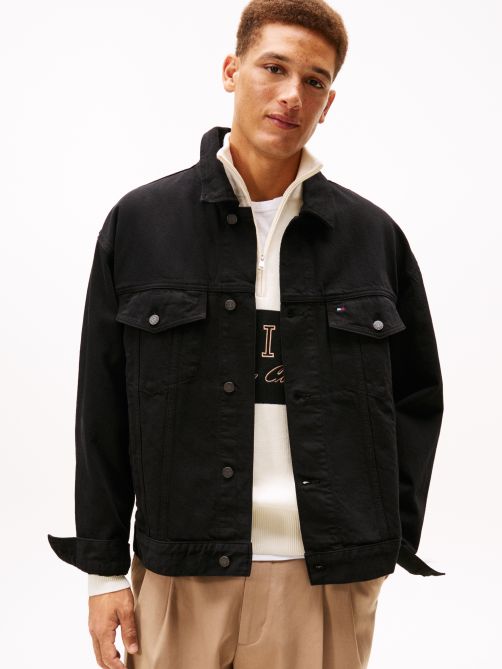 Relaxed Washed Denim Trucker Jacket