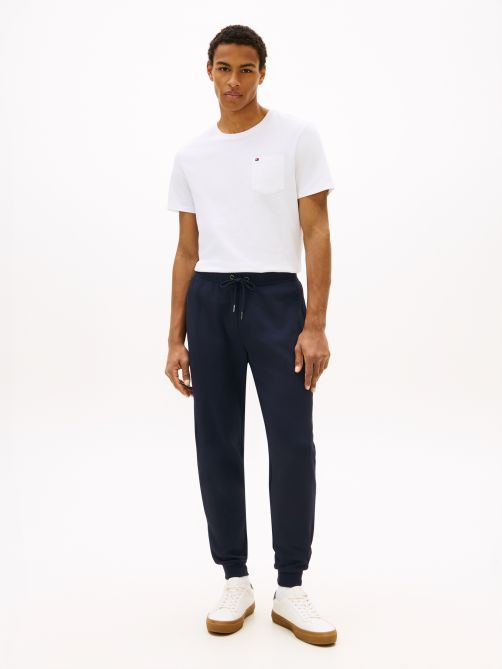 بنطلون رياضي بأساور مطرز بشعار TH