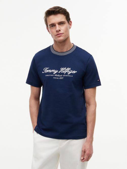Tipped Collar Jersey T-Shirt