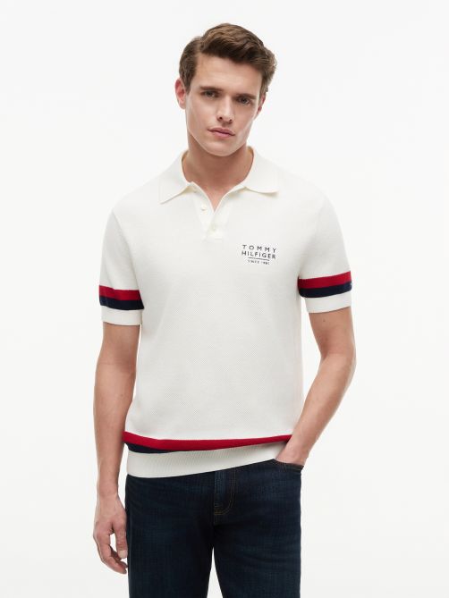 Regular Fit Signature Textured Polo Shirt
