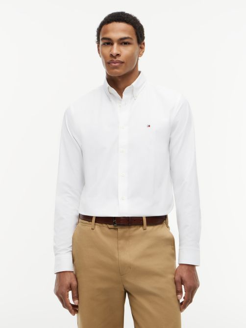 Performance Regular Fit Button-Down Poplin Shirt