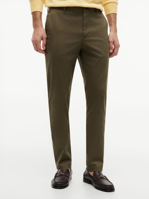 Bleecker Slim Printed Structured Chinos