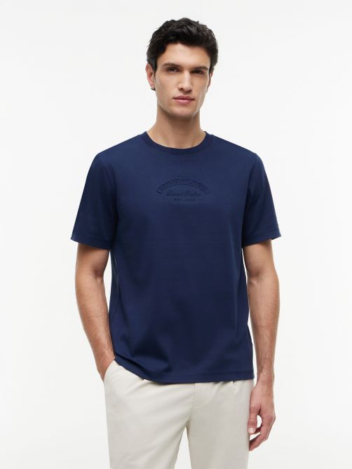 Embossed Logo Interlock T-Shirt