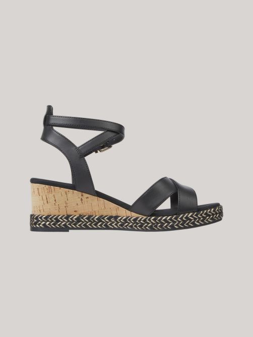 Tommy hilfiger cork wedge sandals store
