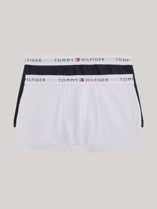 طقم بوكسرات قطعتين بشعار متكرر على الخصر