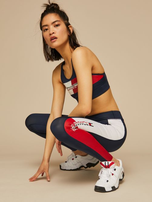 Full Length Flag Print Leggings