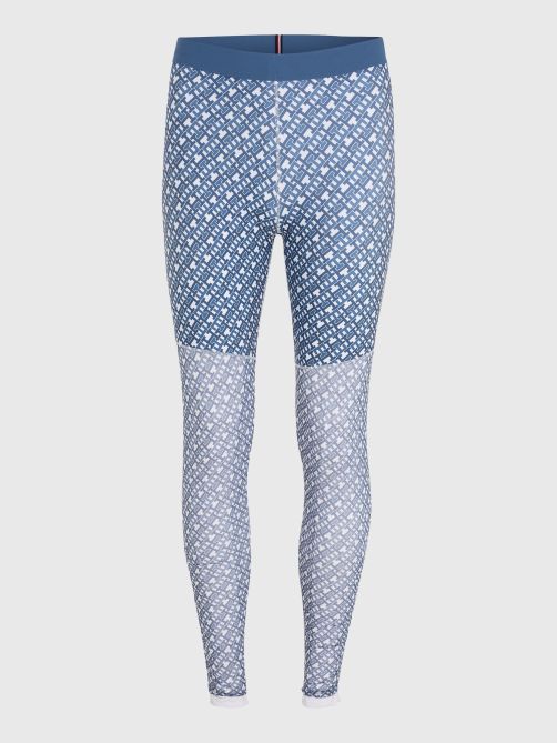 Sport Full Length Mid Rise Sheer Leggings