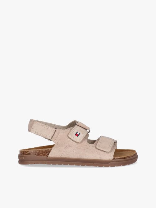 Boys’ Suede Sandals with Adjustable Back Strap