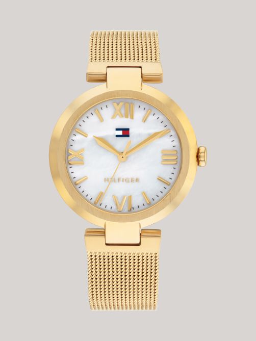 Alice Ionic Plated Thin Gold Steel Womens Watch