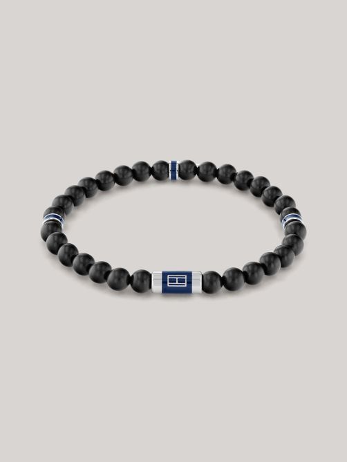 Logo Detail Beaded Bracelet