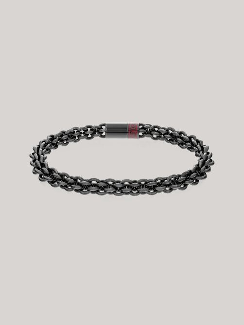 Chain-Link Stainless Steel Bracelet