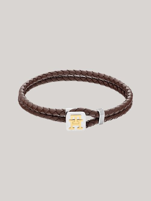 Monogram Plaque Braided Bracelet