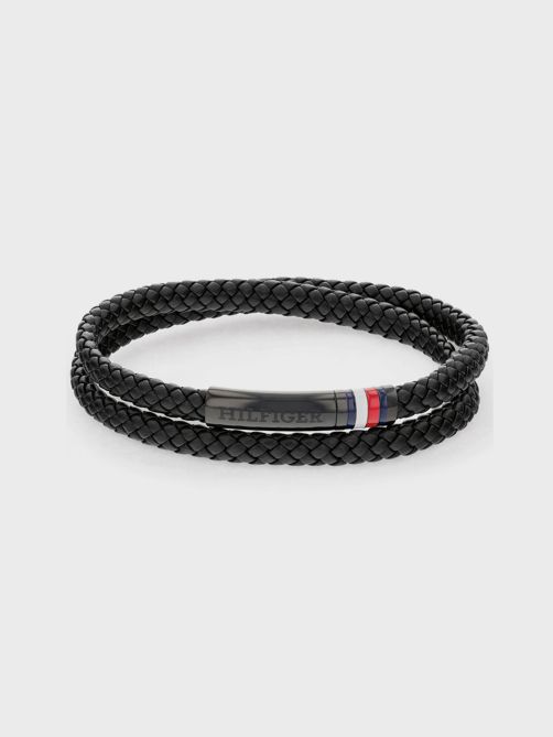 Braided Layered Leather Bracelet