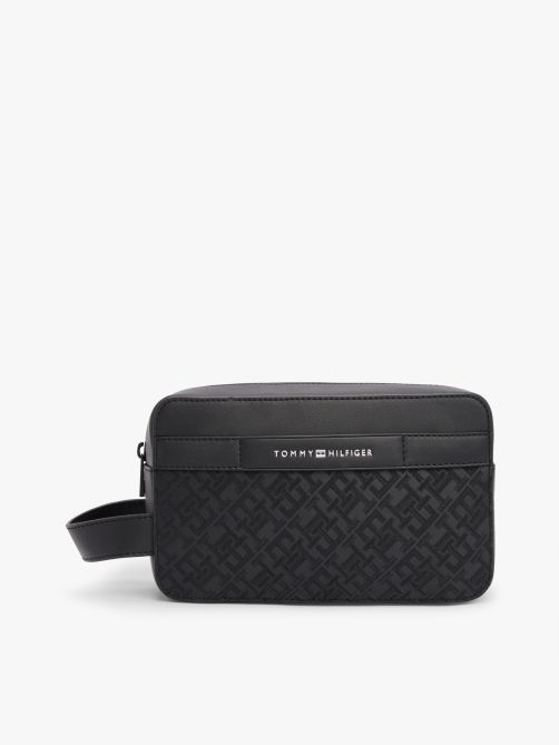 TH Monogram Embossed Washbag