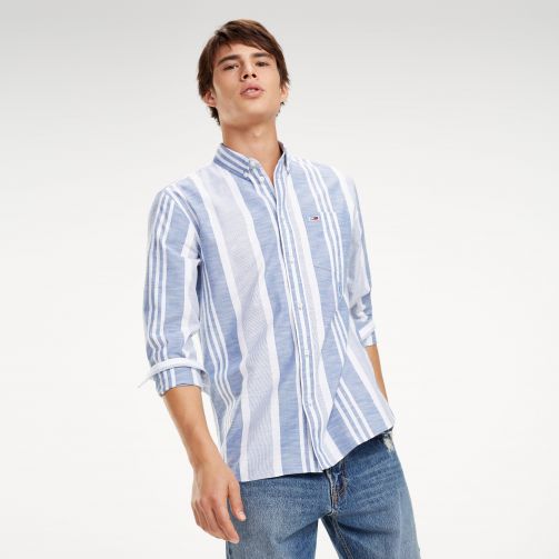 قميص قطني مخطط