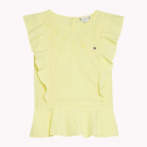 بلوزة مطرّزة من القطن النقي