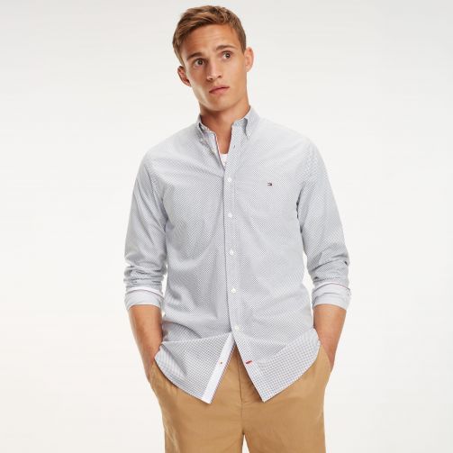 قميص قطني بستايل مطبّع