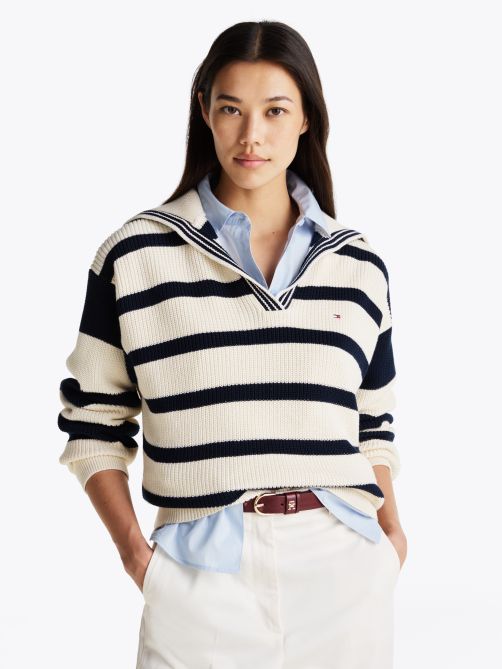 Relaxed Fit Pullover Sweater