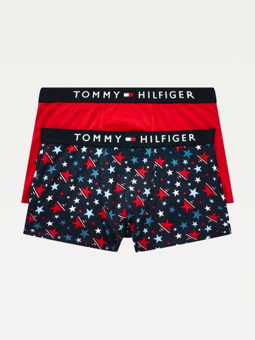 2-Pack Logo Waistband Organic Cotton Trunks