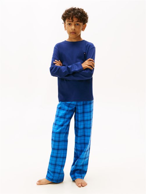Essential Flannel Print Pyjama Set