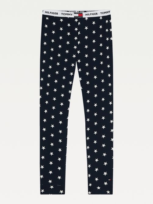 Organic Cotton Star Print Pyjama Bottoms