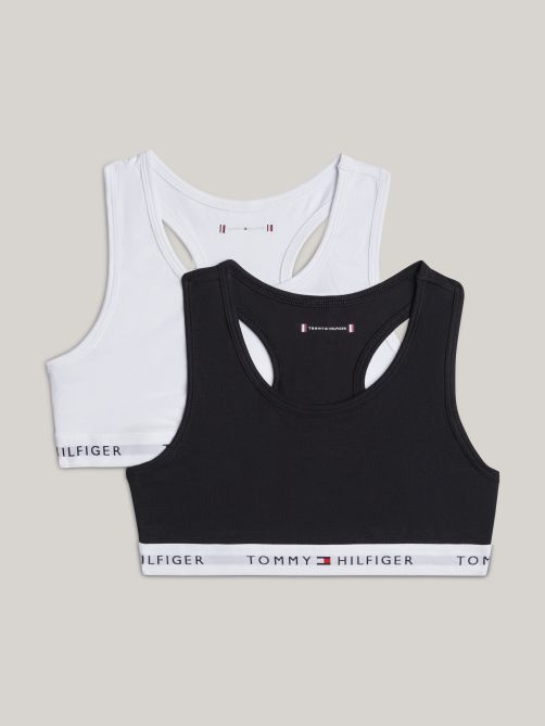 2-Pack Racerback Unpadded Bralettes