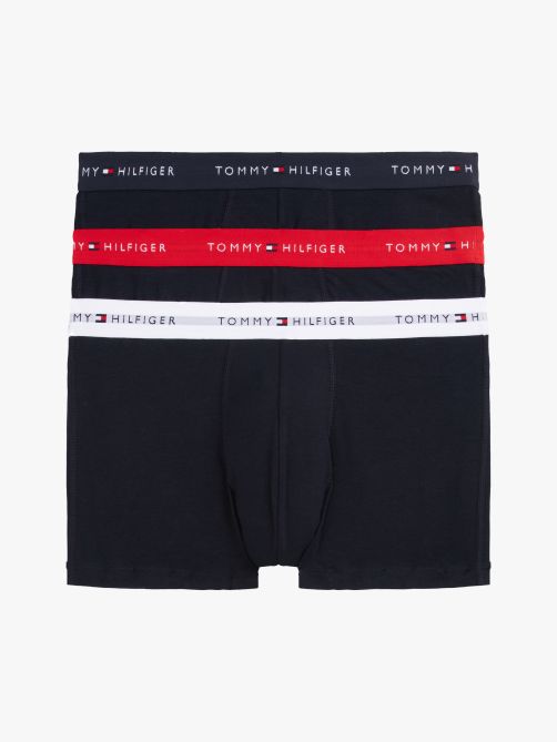 3-Pack Signature Repeat Logo Waistband Trunks