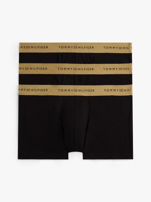 3-Pack Signature Logo Metallic Waistband Trunks