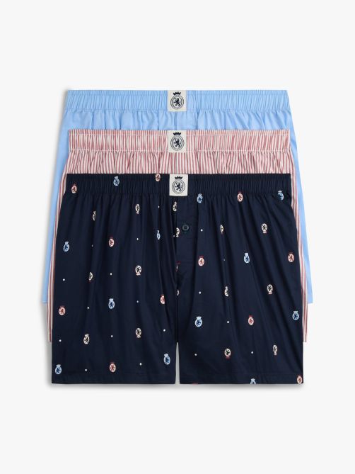 3-Pack Print Woven Boxer Shorts