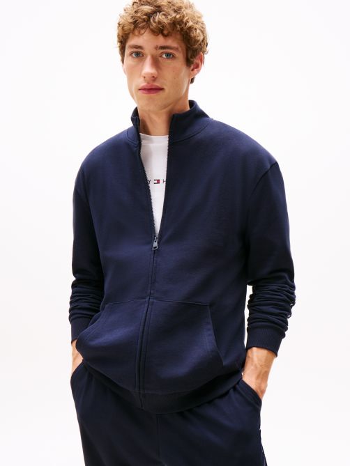 TH Original Logo Zip-Thru Lounge Sweatshirt