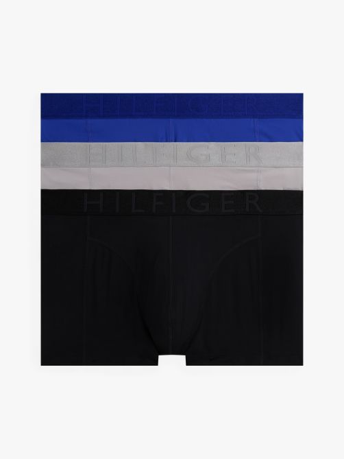 3-Pack Metallic Waistband Trunks