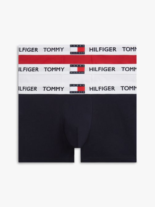 3-Pack Heritage Logo Waistband Trunks