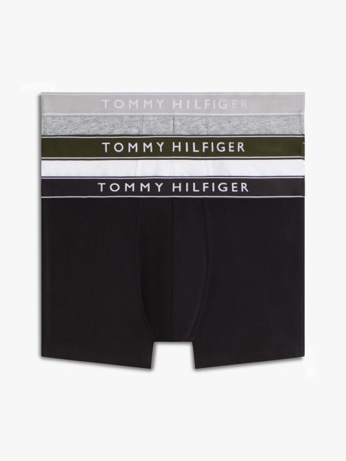 3-Pack Essential Logo Waistband Trunks
