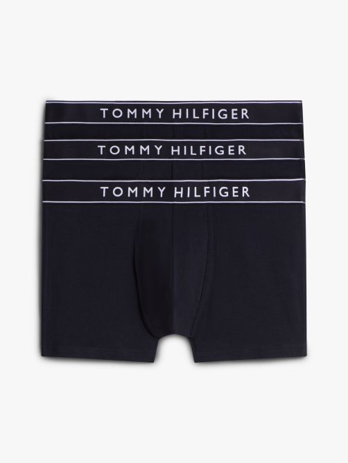 3-Pack Essential Logo Waistband Trunks