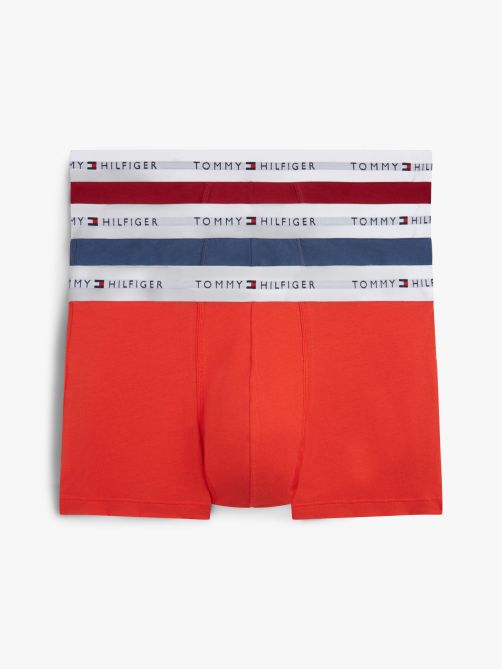 3-Pack Signature Repeat Logo Waistband Trunks