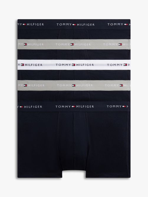 5-Pack Signature Repeat Logo Waistband Trunks