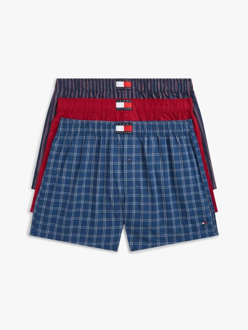 3-Pack Heritage Logo Poplin Boxer Shorts