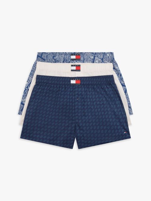 3-Pack Heritage Logo Poplin Boxer Shorts