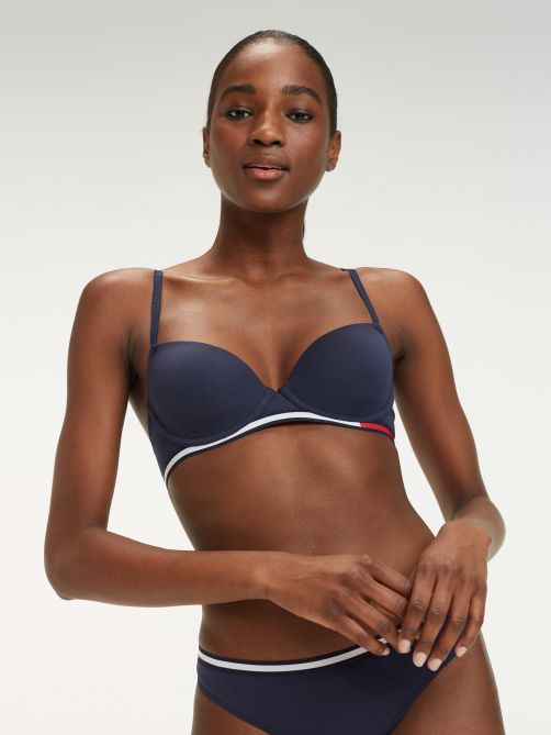 Colour-Blocked T-Shirt Bra