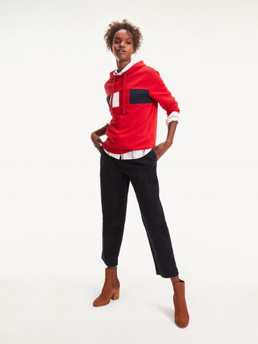 Colour-Blocked Hoody