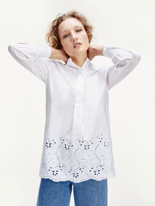 Broderie Anglaise Relaxed Fit Shirt