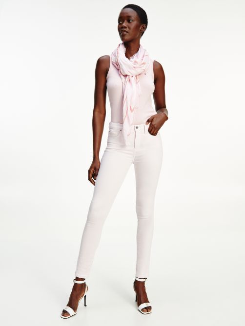 جينز سكيني بخصر متوسط الارتفاع مع تقنية فليكس