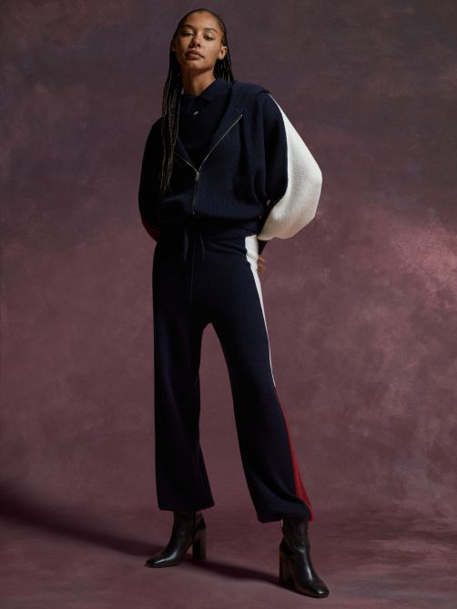 TH Collection Flag Icon Relaxed Trousers