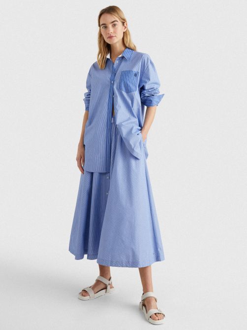 Stripe Boyfriend Fit Shirt