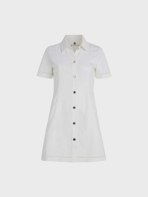 Coastal Mini Shirt Dress